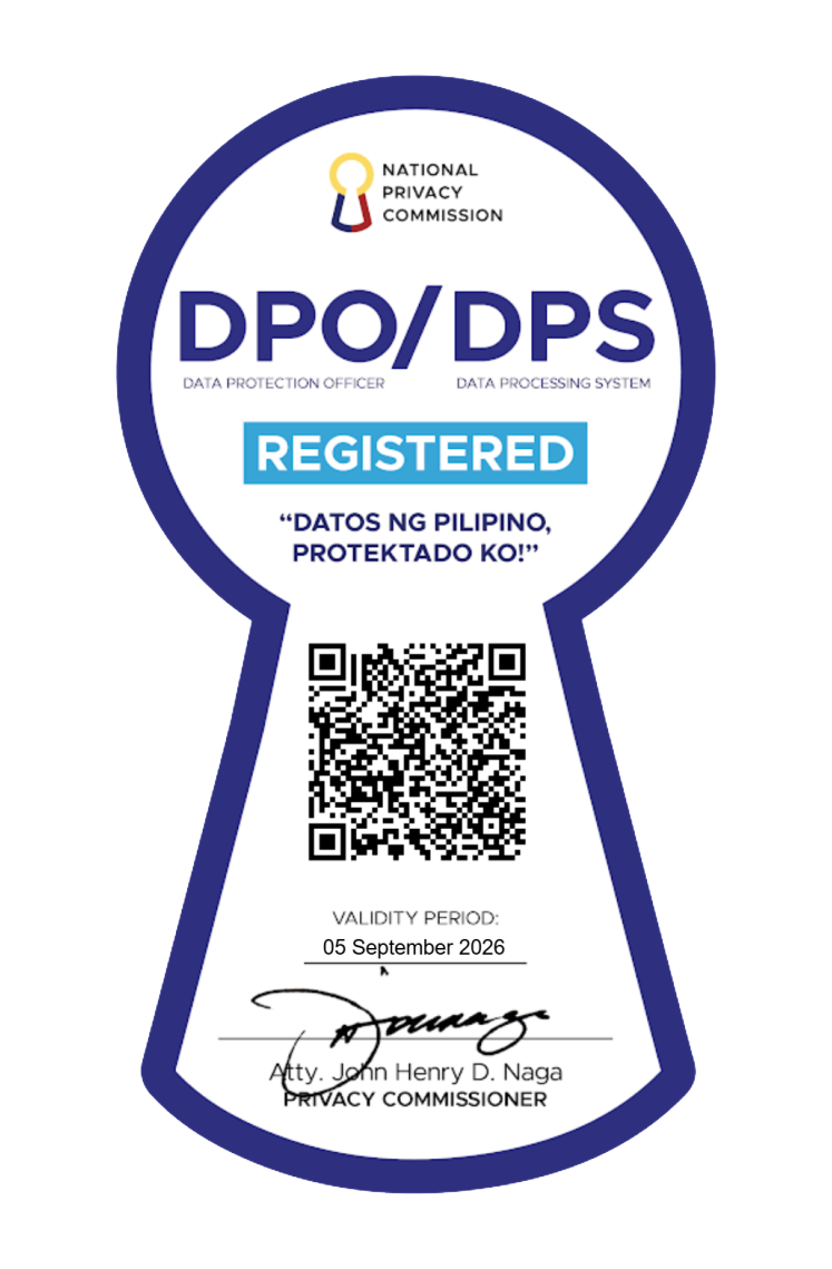 DPO/DPS Registration Certification